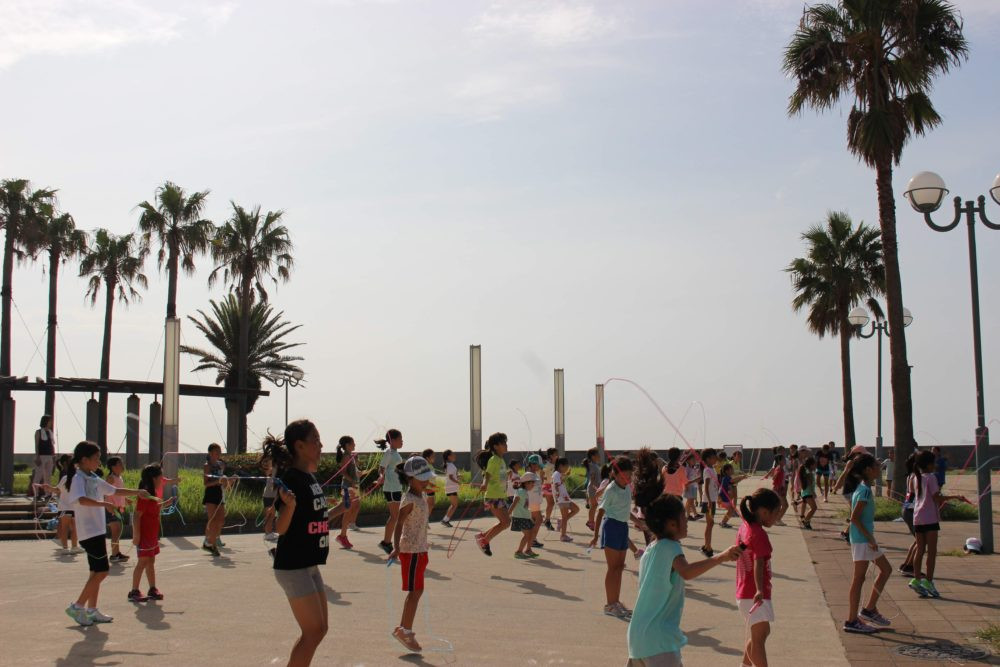 SummerCampの縄跳び