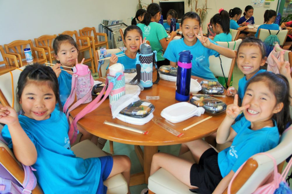 Summer Camp一日目のランチ