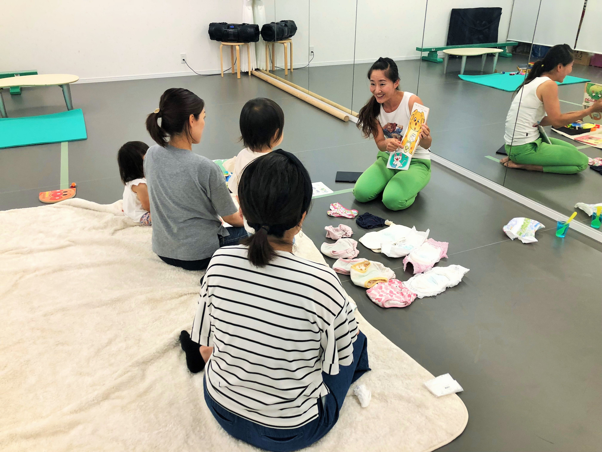 目からうろこ！？　おむつはずしと運動の関係性